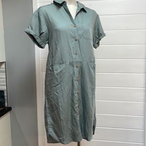 Sage Mo:vint midi dress.